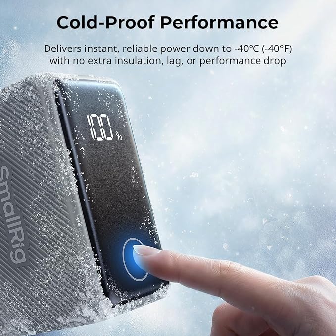 SMALLRIG NP-F970 Battery, 7500mAh USB-C Camera Battery, 2H 36W PD Fast Charge - Image 2