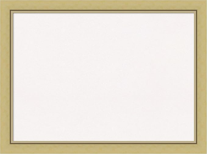 Amanti Art White Cork Board for Wall, 23x31 Vision Board with Gold Frame, Medium Corkboard Office Decor for Home Organization, Casual Corkboard Pinboard to display items for home organization