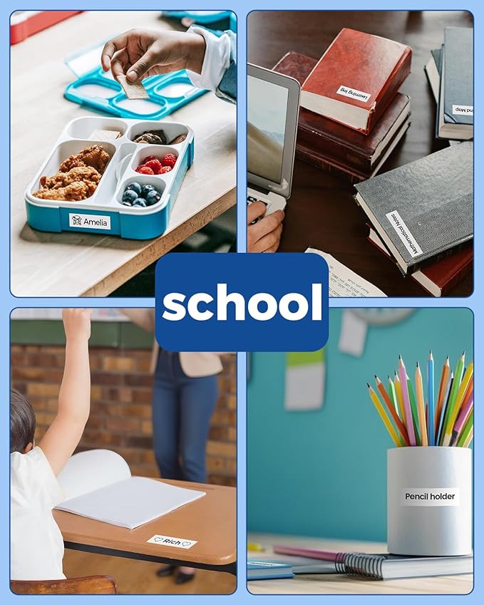 3-Pack 24mm 0.94 Laminated White Tape Replace for Brother Label Maker Tape TZe-251 Compatible with Brother P Touch TZ TZe 1" Refills for PT D610BT D600 700 P710BT PTP750W, Label KINGDOM Tze251