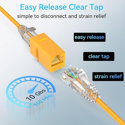 Sokqovt Cat6a Patch Cables Slim 2ft, Flexible Ethernet Cable 10G 550MHZ - Image 6