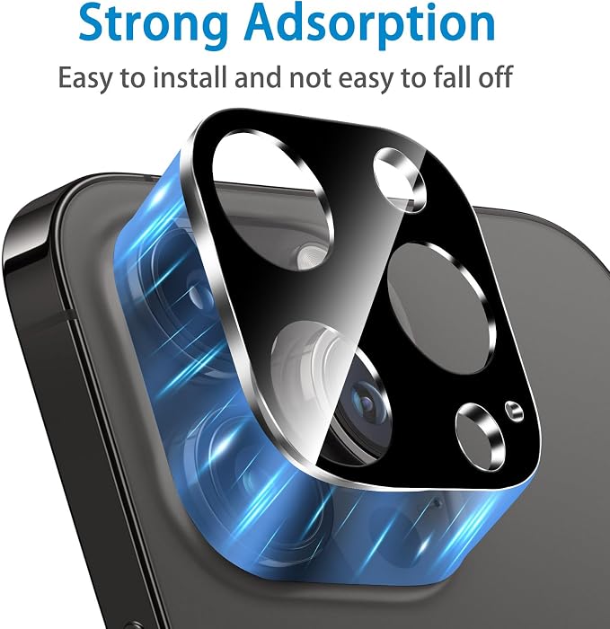 Dengduoduo 3 Pack Tempered Glass Camera Lens Protector - Image 4