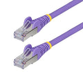 StarTech.com 6in Purple CAT6a Ethernet Cable, Snagless RJ45, 100W PoE++ by StarTech