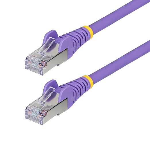 StarTech.com 10ft Purple CAT6a Ethernet Cable, Snagless RJ45, 100W PoE++ by StarTech