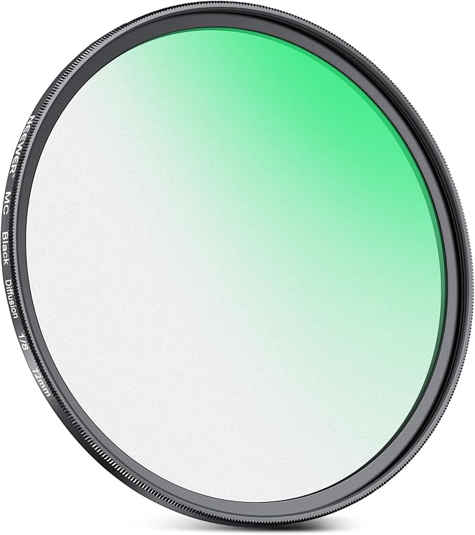 NEEWER 72mm Black Diffusion 1/8 Filter - Image 9