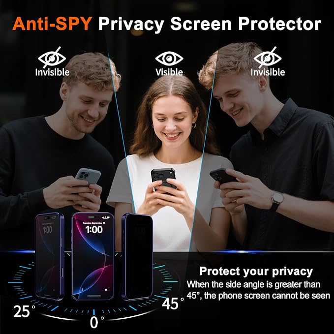 for iPhone 14 Plus Case with Privacy Screen Protector and Camera Protection - Image 7