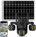 Triple Lens Outdoor Wireless Security Camera, Outdoor Cameras by Unknown