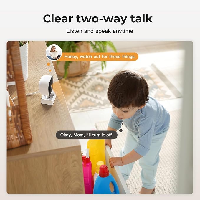 2K Cameras for Home Security, Indoor/Outdoor for Baby/Elder/Pet Monitoring - Image 5