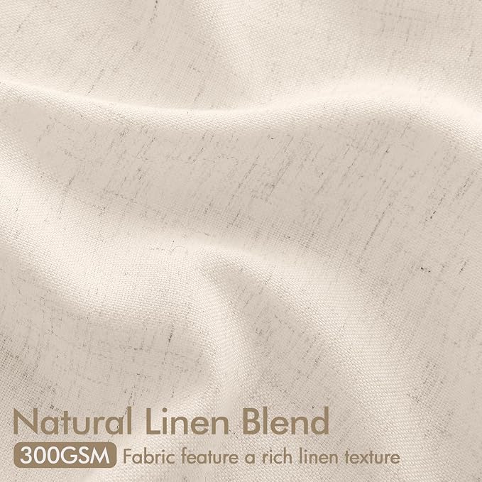 Memory Trained Pinch Pleated Curtains 90 Inches Long, Viral Linen Pinch Pleat - Image 8