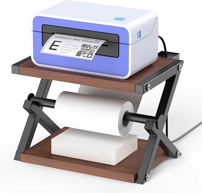 Alyoen Label Holder for Rolls and Fan-Fold Labels, Thermal Shipping Label by Alyoen