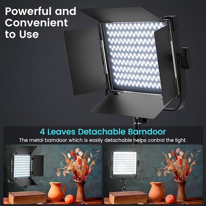 RGB Photography Lighting Kit, 50W Bi-Color Professional LED Studio Lights - Image 5