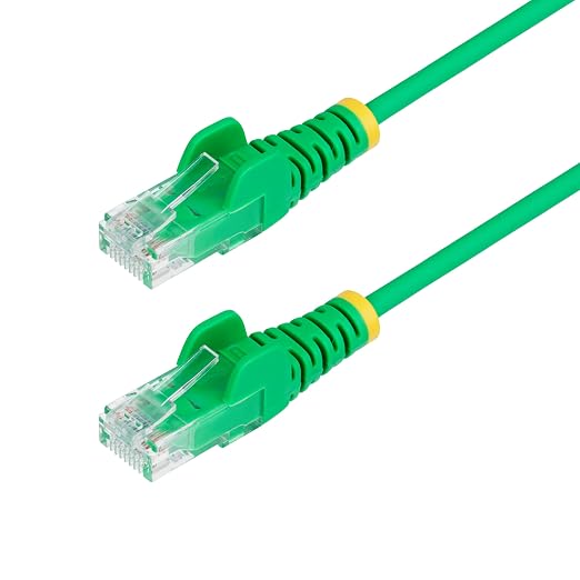 StarTech.com 10ft Green Slim CAT6 Ethernet Cable, Snagless RJ45, 28AWG Pure by StarTech