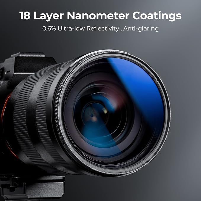 K&F CONCEPT 82mm Circular Polarizer Filter Ultra-Slim 18 Multi-Coated Optical - Image 3