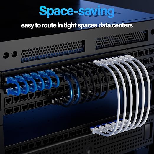 Cat6A Ethernet Cable Shielded 10Gbps 75 ft, Slim Shielded Ethernet Cable Cat 6 - Image 5