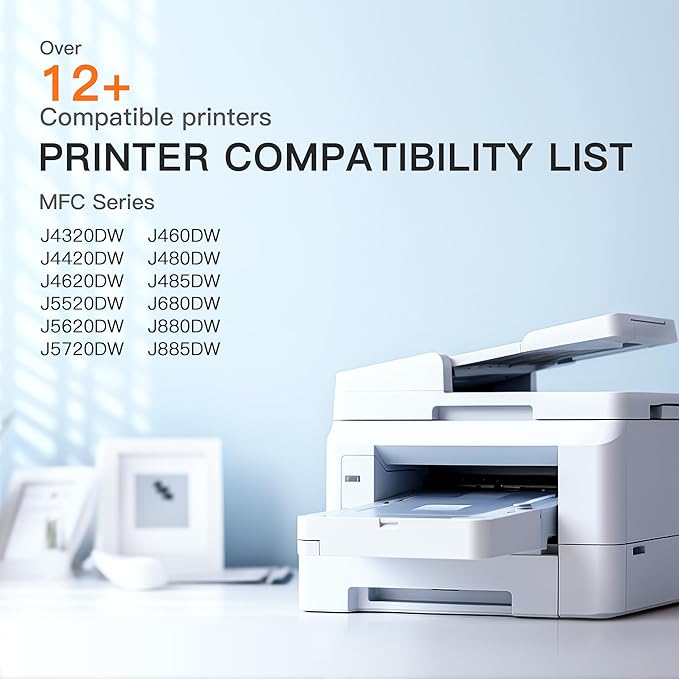 E-Z Ink LC203XL Compatible Ink Cartridges Replacement for Brother LC203 XL LC201 to use with MFC-J480DW MFC-J880DW MFC-J4420DW MFC-J680DW MFC-J885DW (Black, Cyan, Magenta, Yellow, 5 Pack)