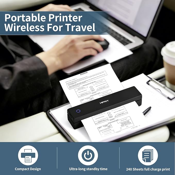 HPRT Inkless Portable Printer Wireless - Image 6