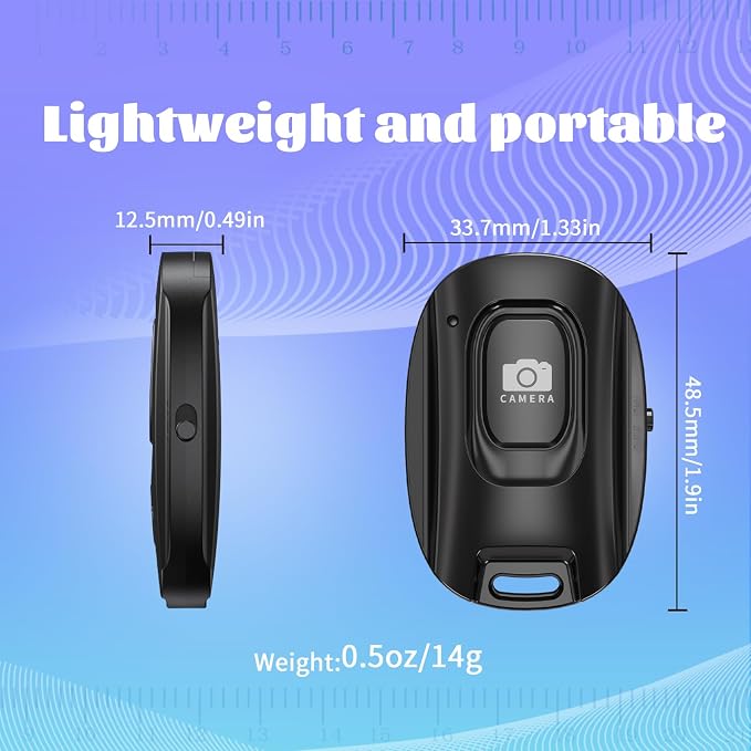 Wireless Camera Remote Shutter for iPhone and Android Smartphones 2 Pack - Image 7