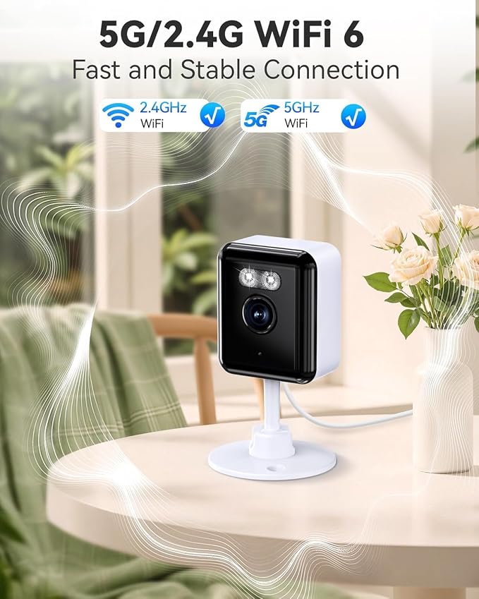 2.4/5GHz Home Cameras Indoor, 2K Security Camera Indoor - Image 3