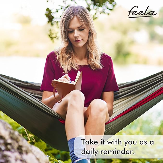 feela 6 Pack Pocket Mini Notebooks Bulk, Small Cute Memo Notepads Hardcover College Ruled Lined Journals with Pen Holder for School Business Work, with 6 Black Pens, 3.5”x 5.5”, A6, Brown