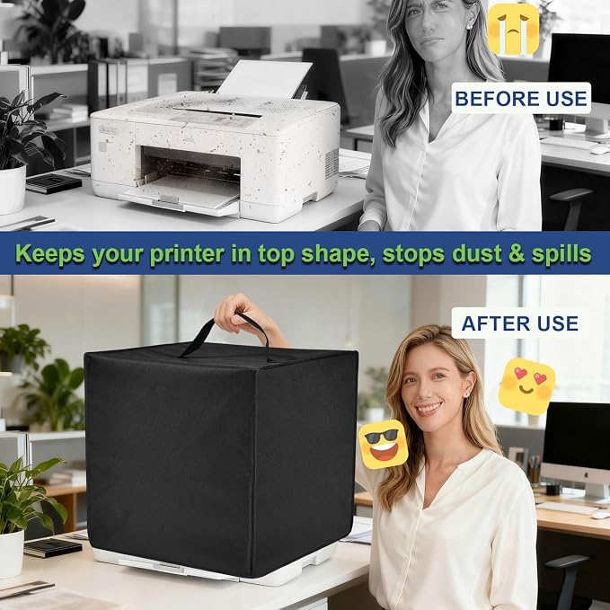 Printer Cover for HP, Waterproof Anti-Static Dustproof Thick Printer Cover - Image 4