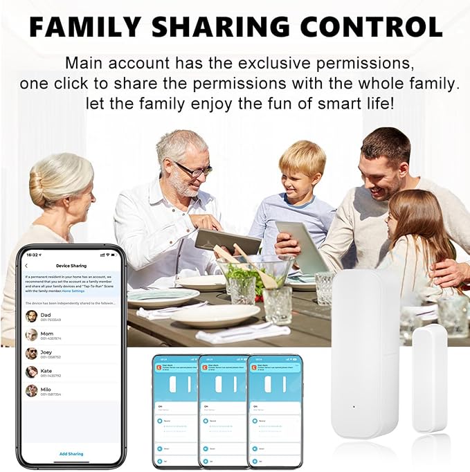 Smart Door Sensor: WiFi Door and Window Sensor, Wireless Design, Instant Alerts - Image 6