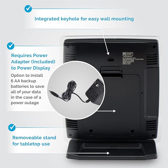 AcuRite 06016 Add-On Display for 5-in-1 Weather Sensors - Image 2