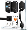 Veise VE012W-H WiFi Smart Front Door Lock Set, Built-in WiFi, App Remote & by Veise