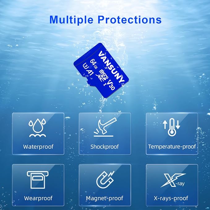 Vansuny Micro SD Card 64GB microSDXC Memory Card - Image 8