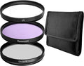 Pro Lens Filter Kit, Includes CPL, FL-D Filters by Acuvar