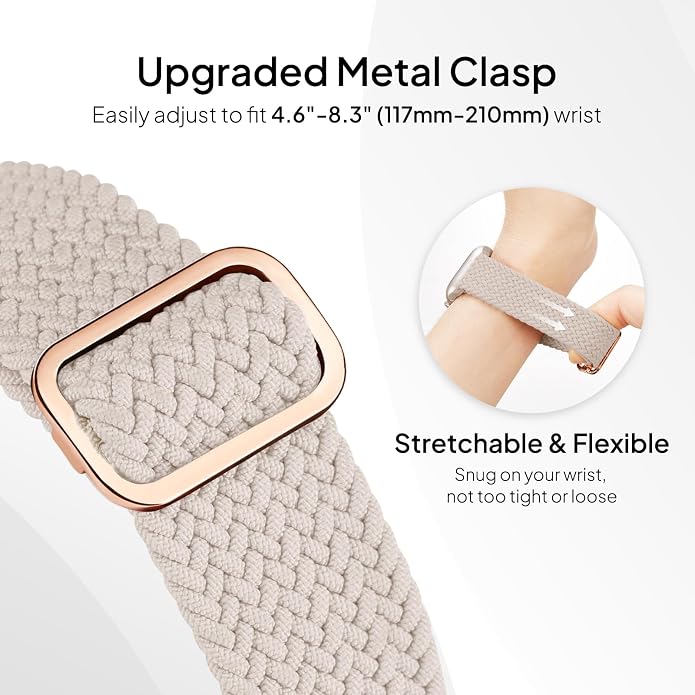 4 Pack Braided Stretchy Bands Compatible - Image 4