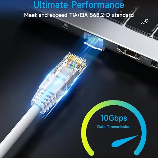 Cat6 Ethernet Patch Cable 14 ft, Cat6 Patch Cable - Image 2