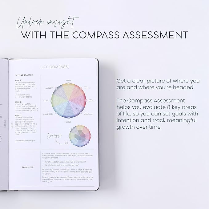 Quarterly Undated Planner - Goal Setting And Weekly Planner, Productivity Tools, Time-Management, Habit Tracker, Cream