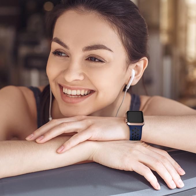 Lerobo Bands Compatible with Apple Watch Band 40mm SE 3 41mm 38mm 42mm Series - Image 3
