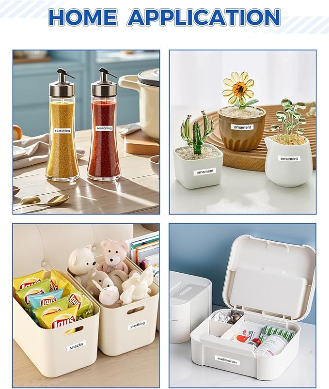 20-Pack Tze Tz Tape 12mm 0.47" Laminated White Compatible for Brother Tze-231 Label Maker Tape P Touch Label Tape 12mm 1/2" White for PT-D220 PT-D210 PT-D200 PT-2430 PT-D610BT PT-D400 PTD600