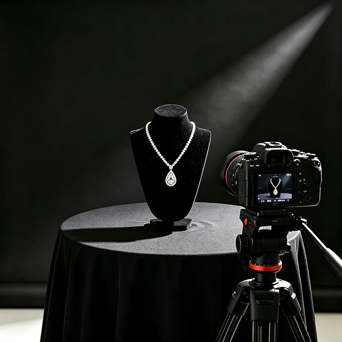 Black Photo Backdrop for Photoshoot, Photo Backdrop Curtain - Image 8