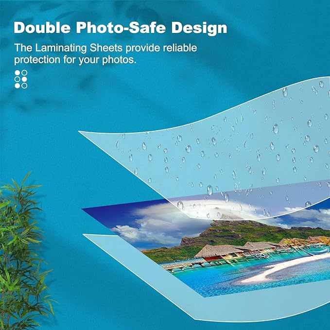 3 mil Thermal Laminating Sheets, Holds 8.5" x 11" Sheets, Thermal Laminating Pouches for Laminator, 9" X 11.5" Letter Size Thermal Laminating Paper, Round Corner 300 Pack