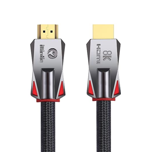 iBirdie 8K Fiber Optic HDMI Cable 150 Feet 46 Meter, Active Unidirectional Cord by iBirdie
