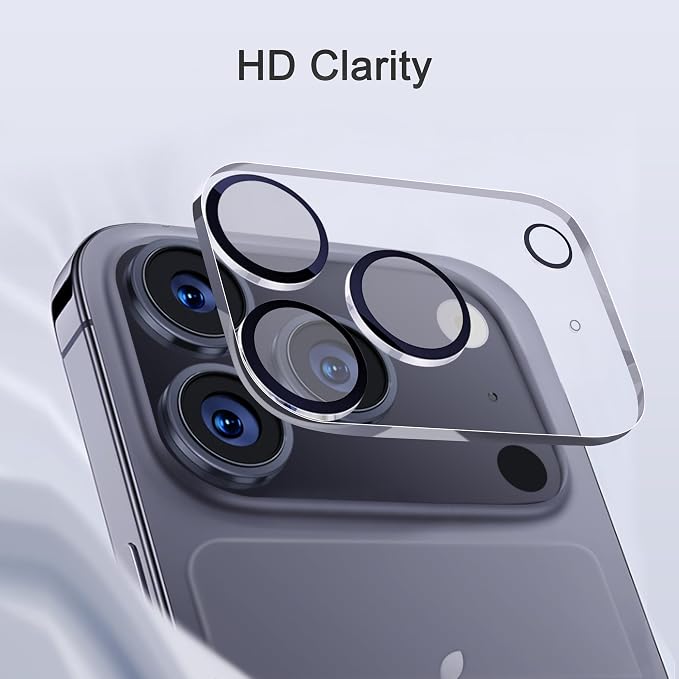 Ailun 3 Pack Screen Protector for iPhone 17 Pro + 3 Pack Camera Lens Protector - Image 5