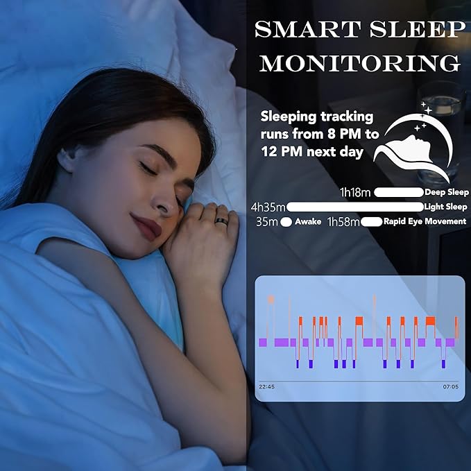 Smart Health Ring for Women Men Fitness Tracker - Image 4