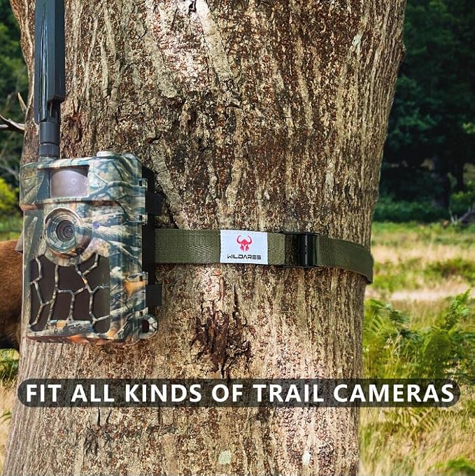 1" x 6.6' Trail Cam Strap, 1800 lbs Heavy-Duty Trail Camera Straps, Game Cam - Image 4