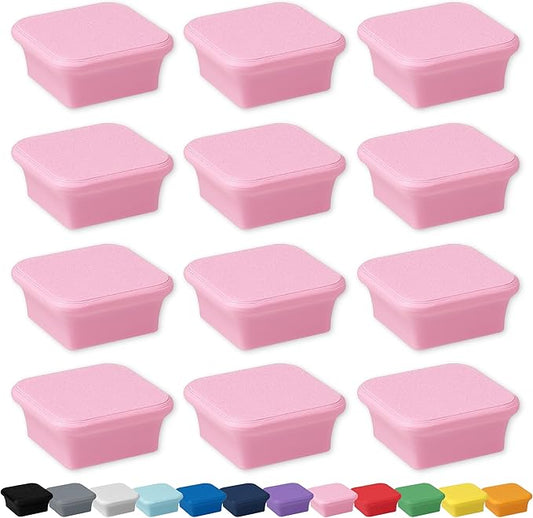 Glassboard Studio MiniBar Magnet - Strong Neodymium Rare Earth Magnets for Fridge, Whiteboard, Locker & Magnetic Glassboards - Ideal for Crafting & Office Use - Strong Fridge Magnets (Blush Pink, 12)
