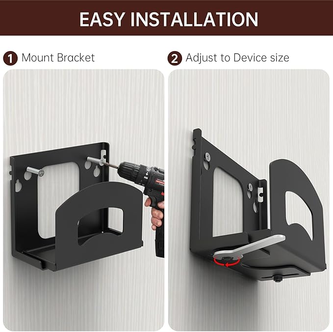 Cable Box Mount, Adjustable Wall Mount Holder - Image 4