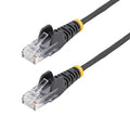 StarTech.com 25ft Black Slim CAT6 Ethernet Cable, Snagless RJ45, 28AWG Pure by StarTech