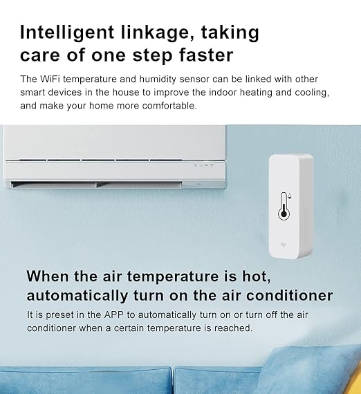 3-Pack WiFi Temperature Humidity Sensor: Indoor Thermometer Hygrometer - Image 6