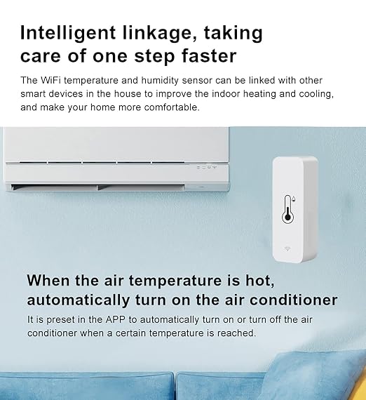 3-Pack WiFi Temperature Humidity Sensor: Indoor Thermometer Hygrometer - Image 6
