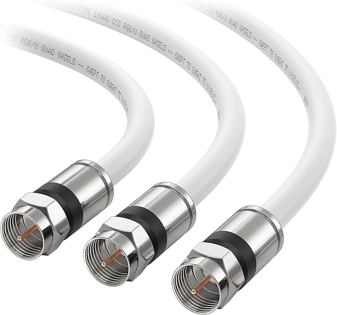 Cable Matters 3-Pack RG6 Coaxial Cable - 3ft by CableMatters