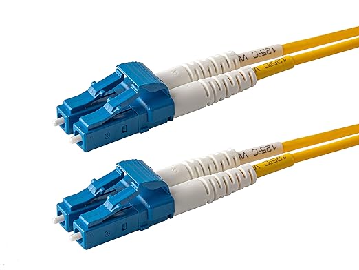 SpeedyFiberTX – 1-Pack 150 Feet LC to LC Fiber Patch Cable, Corning SMF-28 by SpeedyFiberTX