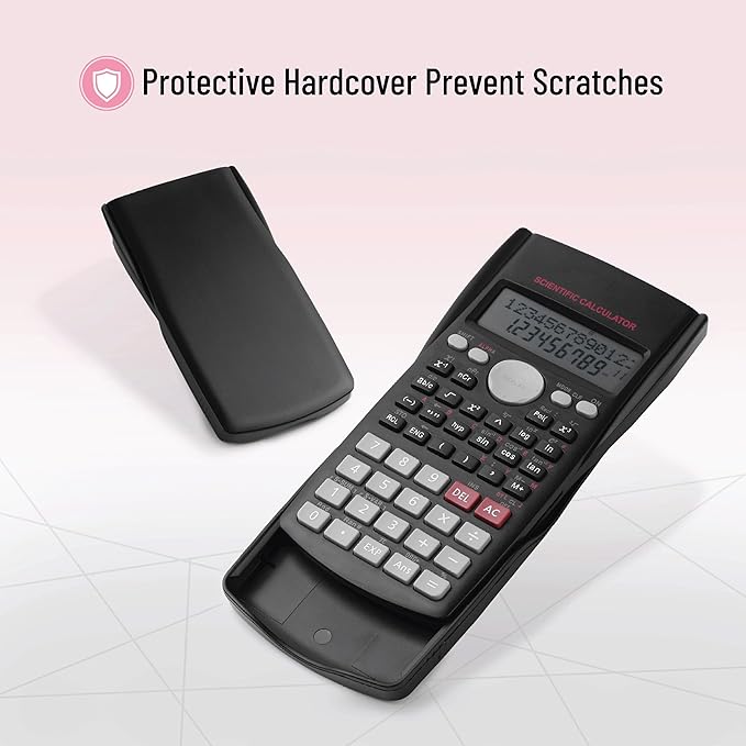 Mr. Pen- Scientific Calculators, 24 Pack, 2 Line, 240 Functions, 12 Digit Math Calculator Scientific with Protective Hardcover Bulk