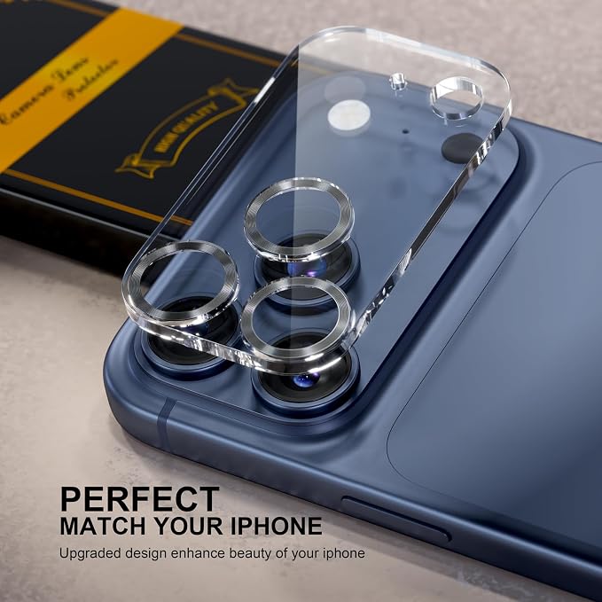 for 6 Pack iPhone 17 Pro Camera Lens Protector 9H Tempered Glass Camera Screen - Image 5