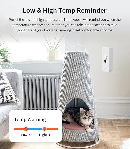 3-Pack WiFi Temperature Humidity Sensor: Indoor Thermometer Hygrometer - Image 2