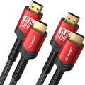 JSAUX 8K Long HDMI Cable 15ft 2-Pack, 48Gbps High Speed HDMI 2.1 Cord, 4K by JSAUX